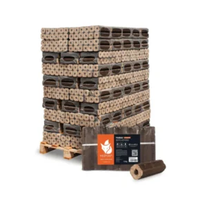 Heizfuxx PiniKay Hartholzbriketts 960 kg Palette Holzbriketts