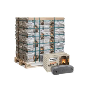 Rekord Braunkohlebriketts 900 kg Palette Heizbriketts